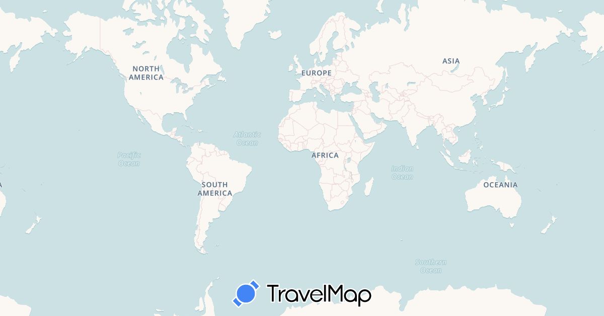 TravelMap itinerary: driving, bus, train, hitchhiking in Switzerland, China, Germany, Egypt, Eritrea, France, United Kingdom, Greece, India, Italy, Sri Lanka, Singapore, Vatican City (Africa, Asia, Europe)